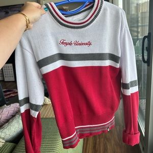 Temple University Vintage inspired sweater